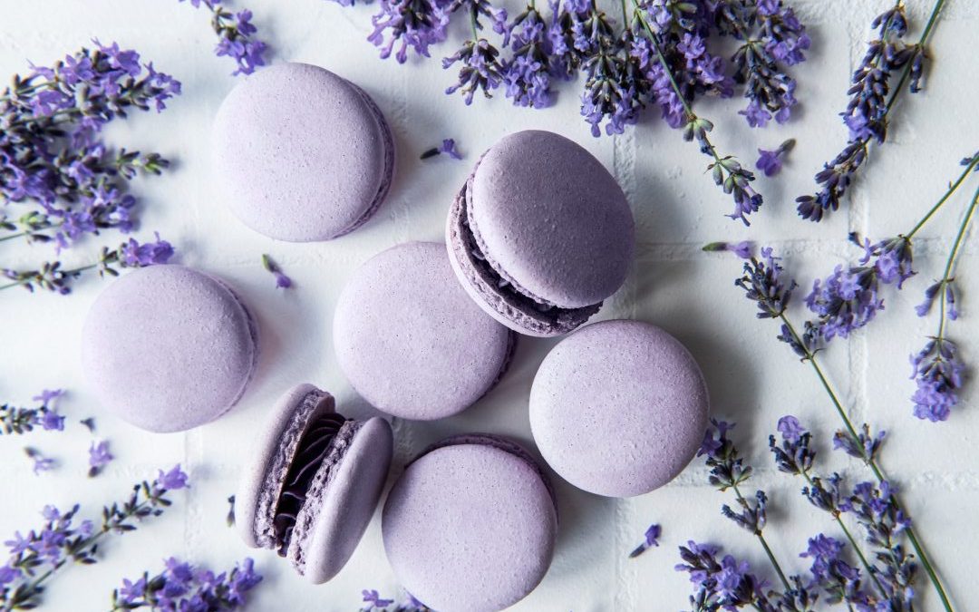 El Dulce Sabor De la Navidad: Día 7 Macarons de Lavanda